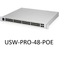 UniFi Pro 48-Port 600W PoE Switch, carton of 2 ea